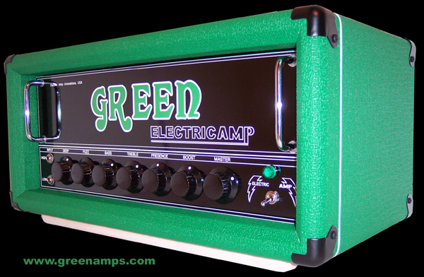 GREEN Electric Amp - Guitar and Bass Trademark Amp Units